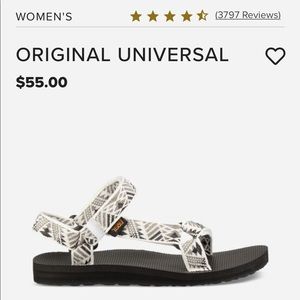 New in Box Womens Original Universe Teva